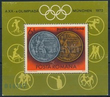 ** 1972 Olimpiai Aranyérmesek Blokk Mi 100 - Andere & Zonder Classificatie