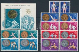 ** 1976 Olimpia Párok Mi 3372-3378 + Blokk Mi 137 - Andere & Zonder Classificatie