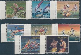 ** 1984 Nyári Olimpia, Los Angeles ívszéli Sor Mi 1275-1282 - Autres & Non Classés