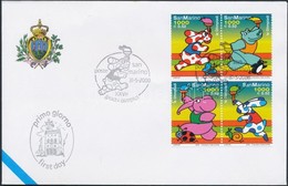 2000 Nyári Olimpia, Sydney Sor 4-estömbben Mi 1893-1896 FDC-n - Sonstige & Ohne Zuordnung