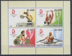 ** 2008 Nyári Olimpia: Peking Kisív Mi 3412-3415 - Altri & Non Classificati