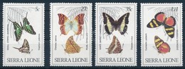 ** 1980 Lepkék Sor Mi 614-617 - Altri & Non Classificati