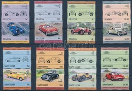 ** 1984-1985 Autók 2 Sor (8 Pár) Mi 652-659 + 740-747 - Sonstige & Ohne Zuordnung