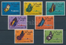 ** 1961 Lepkék Sor Mi 24-30 - Other & Unclassified