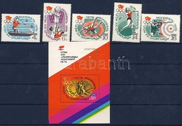 ** 1976 Montreali Olimpia Mi 4478-4482 + Blokk 115 - Andere & Zonder Classificatie