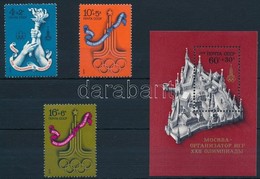 ** 1976 Olimpia Sor Mi 4563-4565 + Blokk 117 - Andere & Zonder Classificatie