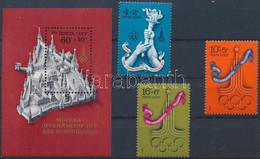 ** 1976 Olimpia Sor Mi 4563-4565 + Blokk Mi 117 - Sonstige & Ohne Zuordnung