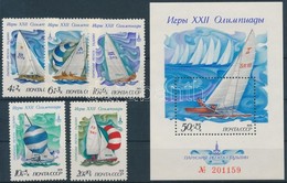 ** 1978 Moszkvai Nyári Olimpia Sor Mi 4781-4785 + Blokk Mi 133 - Andere & Zonder Classificatie