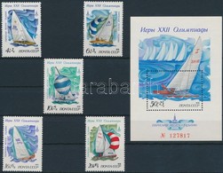 ** 1978 Nyári Olimpia, Moszkva (VI) Sor Mi 4781-4785 + Blokk Mi 133 - Andere & Zonder Classificatie