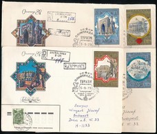 1979 Nyári Olimpia Sor Mi 4872-4877 6 FDC Ajánlott Levélként érkezett Budapestre - Andere & Zonder Classificatie