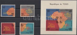 ** 1961 Gazdasági Bizottság Sor Mi 325-328 + Blokk Mi 6 - Autres & Non Classés