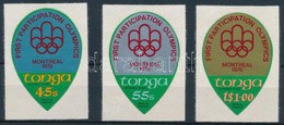 ** 1976 Nyári Olimpia Hivatalos Sor Mi 141-143 - Andere & Zonder Classificatie