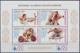 ** 1996 Olimpia, ISTANBUL Nemzetközi Bélyegkiállítás Blokk Mi 31 - Autres & Non Classés
