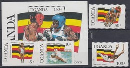 ** 1987 Nyári Olimpia, Szöul Sor Mi 534-537 + Blokk 70 - Andere & Zonder Classificatie