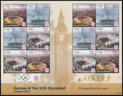 ** 2012 Nyári Olimpia: London Kisív Mi 2869-2871 - Sonstige & Ohne Zuordnung