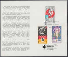 1972 Müncheni Olimpia Emléklap - Sonstige & Ohne Zuordnung