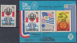 ** 1975 Bélyegkiállítás: Olimpia Mi 1369 + Blokk Mi 28 - Other & Unclassified