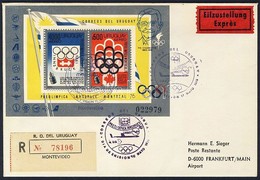 1975 Olimpia Blokk FDC-n Mi 24 - Sonstige & Ohne Zuordnung