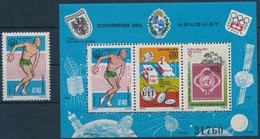 ** 1976 Olimpia Blokkból Kitépett Bélyeg Mi 1409 + Blokk Mi 30 - Andere & Zonder Classificatie