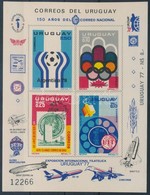 ** 1976 UPU, Olimpia, Labdarúgó Vb, VIT Sor Mi 1402-1405 Vágott Blokkformában - Altri & Non Classificati