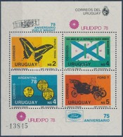 ** 1978 URUEXPO Nemzeti Bélyegkiállítás Blokk Mi 40 - Autres & Non Classés