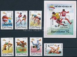 (*) 1991 Nyári Olimpia Sor Mi 2281-2287 + Blokk Mi 86 - Sonstige & Ohne Zuordnung