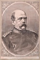 Bismarck Portré. Rotációs Fametszet. 24x37 Cm - Prints & Engravings