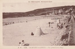 St-MICHEL-en-GREVE. - Vue Générale De La Plage. Cliché Pas Courant - Saint-Michel-en-Grève