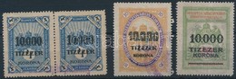 Budapest Székesfőváros 1924-1925 4 Db 3 Klf Okirati Illetékbélyeg Benne Pár (4.800) - Zonder Classificatie