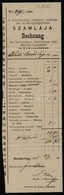 1885 Marillavölgy, Az Erdélyi Marillavölgyi Gyógyintézet Számlája Baróti Lajos (1856-1933) Irodalomtörténész Számára Kiá - Unclassified