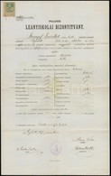 1897 Győr, Polgári Leányiskolai Bizonyítvány, Okmánybélyeggel - Zonder Classificatie