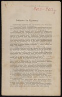 1920 Bp., A  Tekintetes Budapesti Királyi ügyészséghez Címzett Kérvény, 28p - Ohne Zuordnung