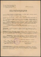 1942 Magyar Tűzharcos Szövetség Elnökségének Felhívása Tagjaihoz Joachim Von Ribbentrop Birodalmi Külügyminiszter Méltó  - Ohne Zuordnung