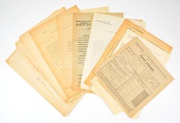 Cca 1945 Márai Sándor író Háborúban Megsérült Mikó Utcai Házának ügyével Kapcsolatos Hivatalos Levelek. Kb 30 Oldal - Non Classés