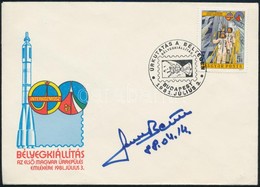 1988 Űrkutatás Emlékkiállítás FDC Farkas Bertalan Saját Kezű Aláírásával - Sonstige & Ohne Zuordnung