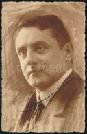 1946 Pázmán Ferenc (1873-1965) Aláírása Aláírása őt ábrázoló Fotólapon, Hátulján üdvözlő Soraival Azonosítatlan Címzetth - Other & Unclassified
