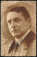 1946 Pázmán Ferenc (1873-1965) Aláírása Aláírása őt ábrázoló Fotólapon, Hátulján üdvözlő Soraival Azonosítatlan Címzetth - Sonstige & Ohne Zuordnung