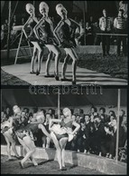 Cca 1965 Táncos Lányok Elölről és Hátulról, 2 Db Vintage Fotó, 14x21,5 Cm - Andere & Zonder Classificatie