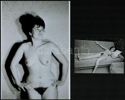 Cca 1983 Pasi Csali, Szolidan Erotikus Felvételek, 13 Db Vintage Negatív + 2 Db Mai Nagyítás, A Papírképek Nem A Tételbe - Otros & Sin Clasificación