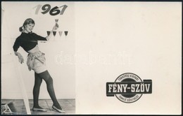 1961 Fény-Szöv Fényképész Kisipari Termelő Szövetkezet Reklámfotója, 9×14 Cm - Advertising