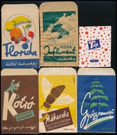 Cca 1940 6 Féle Gyógyszertári Gyógycukorka Reklámos Papírtasak és Címke (1 Db) / Pharmacy Pills Bags And Labels - Pubblicitari