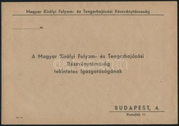 Lajta Hajó A Dunán, 2 Db Modern Előhívású Fotó + A Magyar Királyi Folyam- és Tengerhajózási Részvénytársaság Fejléces Bo - Werbung