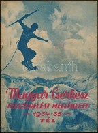 1934 A Magyar Cserkész C. újság Felszerelési Melléklete - Pfadfinder-Bewegung
