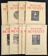 1929 Magyar Művészet V. évf. 1-10 Sz. Teljes évfolyam. Papírkötés, A Gerinceken Szakadásokkal. - Zonder Classificatie