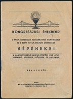 1938 A XXIV. Nemzetközi Eucharisztikus Kongresszus énekrendje, 35p - Zonder Classificatie