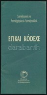 1999 Személytaxisok és Személygépkocsis Személyszállítók Szakmai Etikai Kódexe. Magyar Kereskedelmi és Iparkamara. Tűzöt - Zonder Classificatie