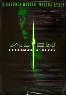 1997 Alien 4 - Feltámad A Halál, Filmplakát, Szakadt, 96x66 Cm. - Andere & Zonder Classificatie