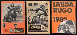 Vegyes Könyvtétel, 3 Db: 
Lakatos György-Peterdi Pál: Sportvilág '66. Képes Sportmagazin. Bp.,1966, Sport. Kiadói Papírk - Zonder Classificatie