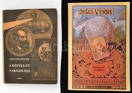 Zoltán Péter: A Képzelet Varázslója. Jules Verne élete. Bp., 1972, Móra. Kiadói Kartonált Papírkötés, Kiadói Papír Védőb - Non Classés
