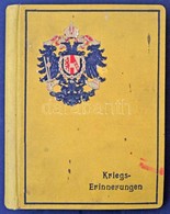 Háborús Emlékek: 1. Világháborús üres Képeslap Album - Ohne Zuordnung